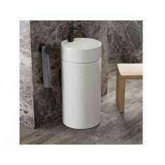 Umywalka ceramiczna wolnostojąca okrągła Ceramica Flaminia MONOTWIN SLIM