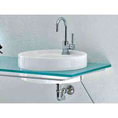 Umywalka ceramiczna wpuszczana w blat Ceramica Flaminia TWIN SET 52