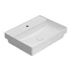 Umywalka wpuszczana w blat Globothin®. Ceramica Globo T-Edge