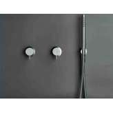3-otworowa bateria prysznicowa/wannowa ze stali nierdzewnej z główką prysznicową Cocoon COCOON MONO SET28