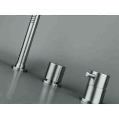 3-otworowy zestaw wannowy ze stali nierdzewnej z rozdzielaczem Cocoon COCOON MONO SET43