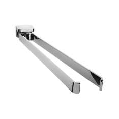 Obrotowy wieszak na ręczniki z chromowanego mosiądzu Colombo Design Alizé B2512