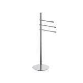 Stojący wieszak na ręczniki z chromowanego mosiądzu Colombo Design Isole2 B9415N