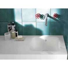 Umywalka z Corianu® z wbudowanym blatem Corian Design CORIAN® BASIN SERENITY