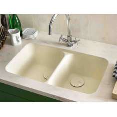 2-komorowy zlew podwieszany z Corianu® Corian Design CORIAN® KITCHEN SINK SMOOTH