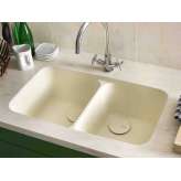 2-komorowy zlew podwieszany z Corianu® Corian Design CORIAN® KITCHEN SINK SMOOTH