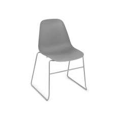 Krzesło z podstawą na płozach z możliwością układania w stos Crassevig Pola LIGHT R SB
