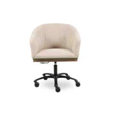 Krzesło biurowe z tkaniny z regulacją wysokości i podstawą 5-Spoke z podłokietnikami Crearte Collections DOR ESSENCE