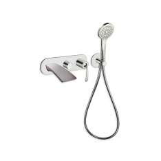 Zestaw wannowy ścienny z rozdzielaczem Cristina Rubinetterie Bollicine CRIBO102