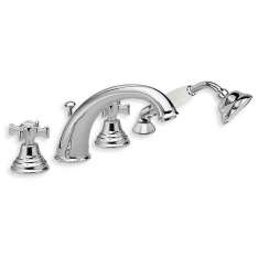 Zestaw wannowy 4-otworowy z główką prysznicową Cristina Rubinetterie Canova CRICN124