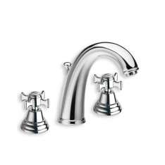 3-otworowa bateria umywalkowa z pojedynczymi rozetami Cristina Rubinetterie Canova CRICN202