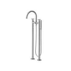 Stojąca bateria wannowa z główką prysznicową Cristina Rubinetterie Cross Road CRICR108