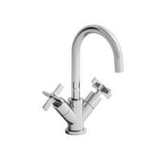 Bateria umywalkowa nablatowa 1-otworowa Cristina Rubinetterie Cross Road CRICR226