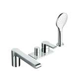 Zestaw wannowy 4-otworowy z główką prysznicową Cristina Rubinetterie Delta CRIDE121