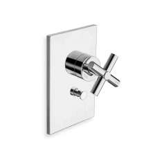 Jednouchwytowa bateria wannowa ścienna z przełącznikiem kierunku obrotów Cristina Rubinetterie Exclusive CRIEV669