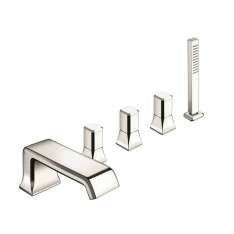 Zestaw wannowy 5-otworowy z główką prysznicową Cristina Rubinetterie Italy CRIIT121