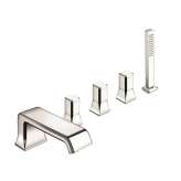 Zestaw wannowy 5-otworowy z główką prysznicową Cristina Rubinetterie Italy CRIIT121