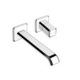 2-otworowa bateria umywalkowa ścienna, jednouchwytowa Cristina Rubinetterie Italy CRIIT249