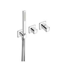 Zestaw wannowy jednouchwytowy z główką prysznicową Cristina Rubinetterie Italy CRIIT602