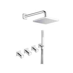 Bateria prysznicowa z przełącznikiem z głowicą prysznicową Cristina Rubinetterie Italy CRIIT619
