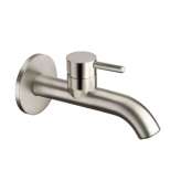 Jednouchwytowa bateria umywalkowa ścienna ze stali nierdzewnej Cristina Rubinetterie Ix CRIIx241