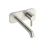 Bateria umywalkowa ścienna z płytką Cristina Rubinetterie Ix CRIIx258