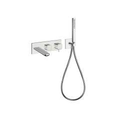 Bateria wannowa ścienna z główką prysznicową Cristina Rubinetterie King CRIKG102