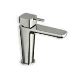 Nowoczesna metalowa bateria umywalkowa nablatowa z perlatorem, z automatycznie wyciąganym odpływem Cristina Rubinetterie King CR