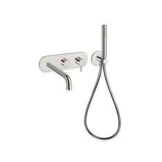 Bateria wannowa ścienna z główką prysznicową Cristina Rubinetterie Pic CRIPM108