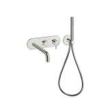 Bateria wannowa ścienna z główką prysznicową Cristina Rubinetterie Pic CRIPM108