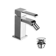 Bateria bidetowa nablatowa Cristina Rubinetterie Quadri CRIQM320