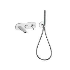 Zestaw wannowy jednouchwytowy z główką prysznicową Cristina Rubinetterie Queen CRIQE103