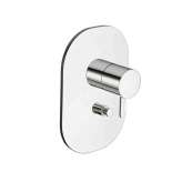 Jednouchwytowa bateria prysznicowa Cristina Rubinetterie Queen CRIQE689