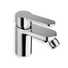 Bateria bidetowa nablatowa z obrotową wylewką Cristina Rubinetterie Round CRIRN372