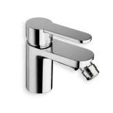 Bateria bidetowa nablatowa z obrotową wylewką Cristina Rubinetterie Round CRIRN372