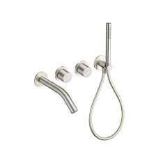 Zestaw wannowy naścienny z główką prysznicową Cristina Rubinetterie Sx CRISx103