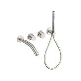 Zestaw wannowy naścienny z główką prysznicową Cristina Rubinetterie Sx CRISx103