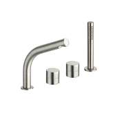 Bateria wannowa wpuszczana w podłogę z główką prysznicową Cristina Rubinetterie Sx CRISx124