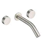 3-otworowa bateria umywalkowa ścienna z pojedynczymi rozetami Cristina Rubinetterie Sx CRISx243