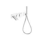 Zestaw wannowy naścienny z główką prysznicową Cristina Rubinetterie Tabula CRITA102