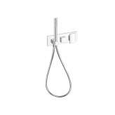 Jednouchwytowa bateria prysznicowa z główką prysznicową Cristina Rubinetterie Tabula CRITA603