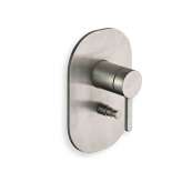 Bateria prysznicowa ścienna z przełącznikiem Cristina Rubinetterie Unix CRIUX689