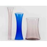 Zestaw wazonów z dmuchanego szkła Murano Danese Milano MURANO D