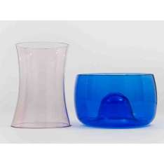 Zestaw wazonów z dmuchanego szkła Murano Danese Milano MURANO E