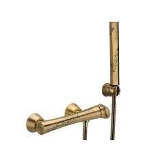 Jednouchwytowa bateria prysznicowa z główką prysznicową Daniel Rubinetterie Diva Dekora