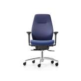 Krzesło biurowe z tkaniny z regulacją wysokości i podstawą 5-Spoke Dauphin Shape
