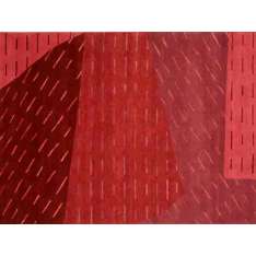 Ręcznie wykonany prostokątny dywanik Deirdre Dyson SHIMMER