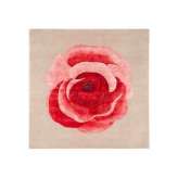 Kwadratowy dywanik z kwiatowym wzorem Deirdre Dyson ROMANCE