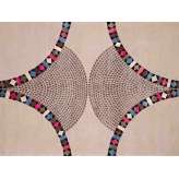 Ręcznie wykonany prostokątny dywanik Deirdre Dyson BEJEWELLED Mosaic