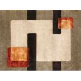 Ręcznie wykonany prostokątny dywanik Deirdre Dyson WINDOWS